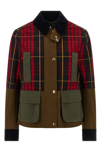 Alexander Mcqueen Mcqueen Deconstructed Tartan Ripstop Jacket In Multi
