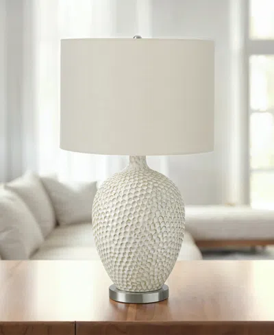 Monarch Specialties Lighting 28" Ceramic Table Lamp In White
