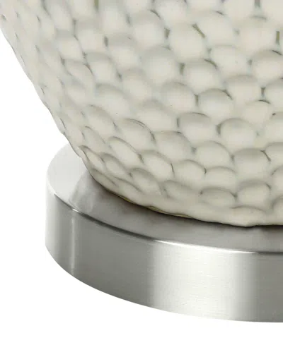 Monarch Specialties Lighting 28" Ceramic Table Lamp In White