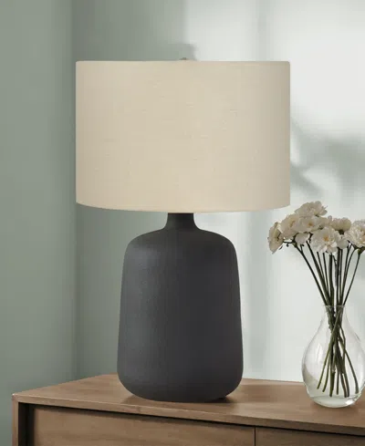 Monarch Specialties Lighting 24" Ceramic Table Lamp In Black