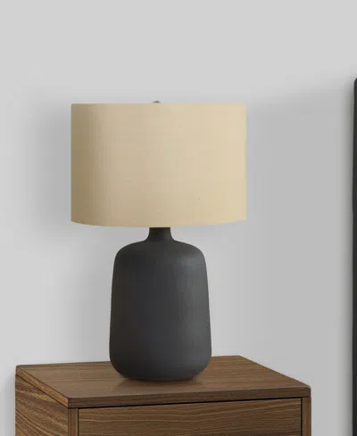 Monarch Specialties Lighting 24" Ceramic Table Lamp In Black