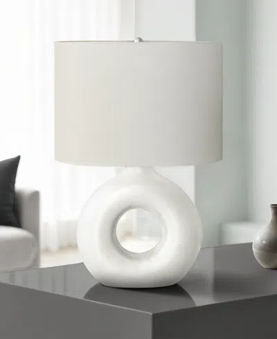 Monarch Specialties Lighting 24" Ceramic Table Lamp In White
