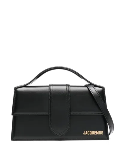 Jacquemus Le Grand Bambino Leather Handbag In Black
