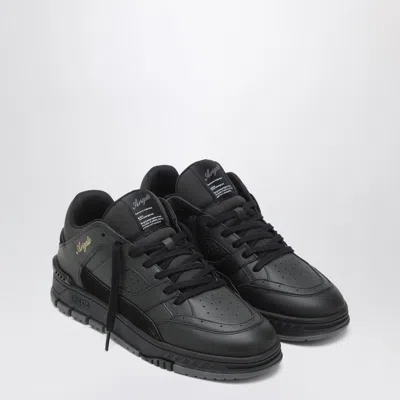 Axel Arigato Low-top Sneakers With Suede Accents And Gold Branding In Black