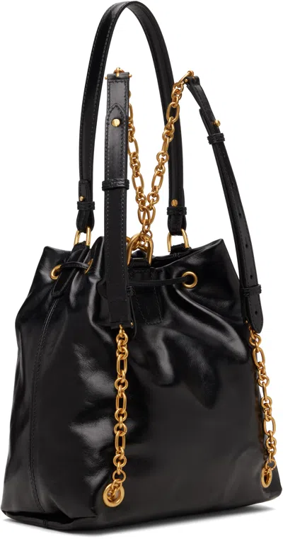 Balmain Pulse Calfskin Leather Backpack In Black