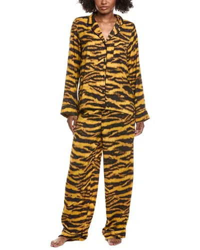 Dkny 2pc Top & Pant Pajama Set In Multi