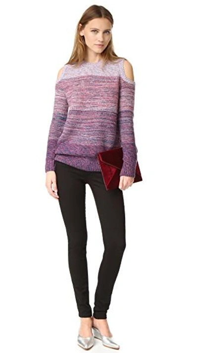 Shop Rebecca Minkoff Page Sweater In Ombre Space Dye