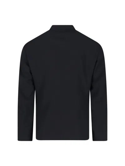 Giorgio Armani Virgin Wool Blazer In Black