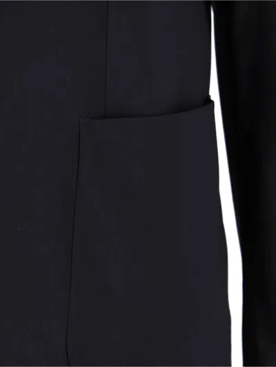 Giorgio Armani Virgin Wool Blazer In Black