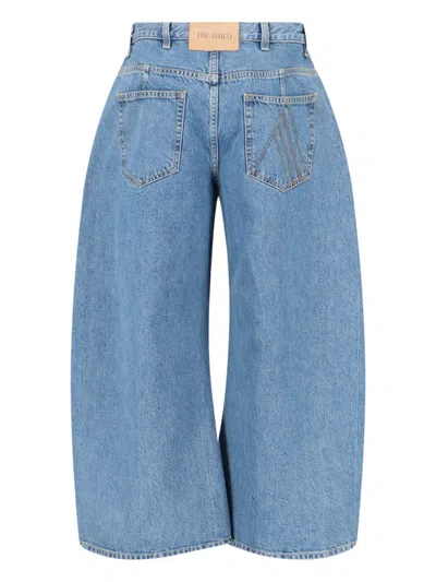 Attico Blue Cotton Jeans Denim In Blue