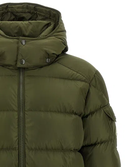 Moncler Men Baudinet Down Jacket With Logo Patch In Multi