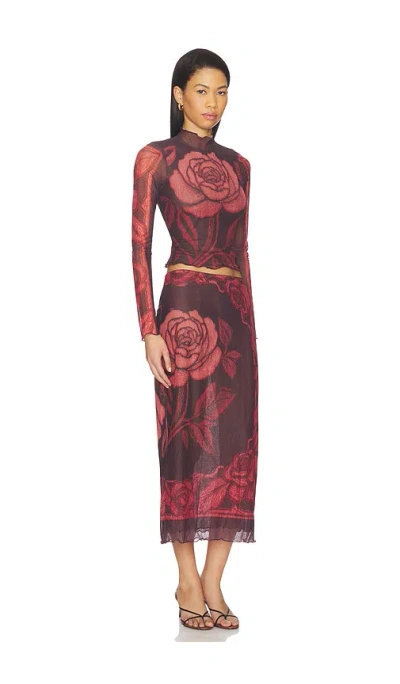 Free People X Revolve Shadow Printed Set In Multi