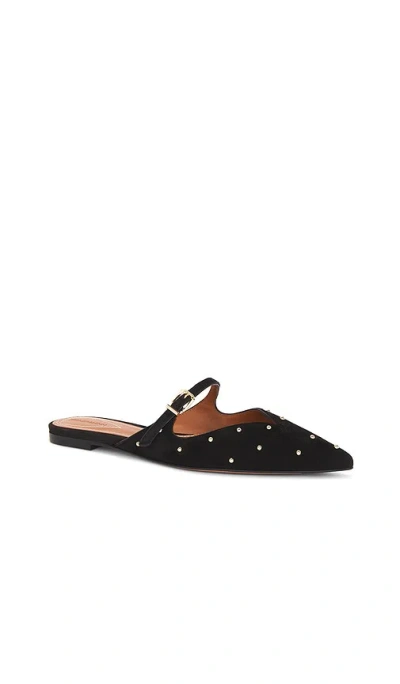 Zimmermann Aura Studded Suede Mules In Multi