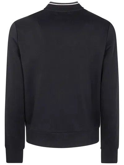 Fred Perry Zip Through Sweatshirt In Blue