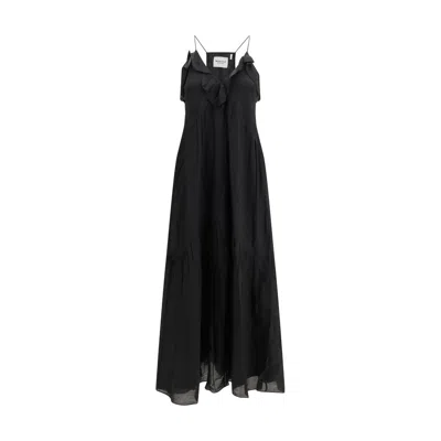 Isabel Marant Étoile Vasma Black Cotton Blend Dress