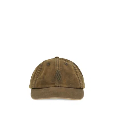 Attico Baseball Cap Curved Brim Six Panel Structure In Brown