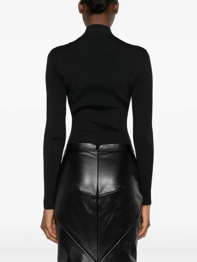 Givenchy Black Polyester Bodysuit In Black