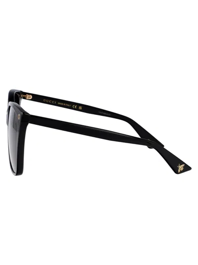 Gucci Oversize Gradient Square Sunglasses In Black