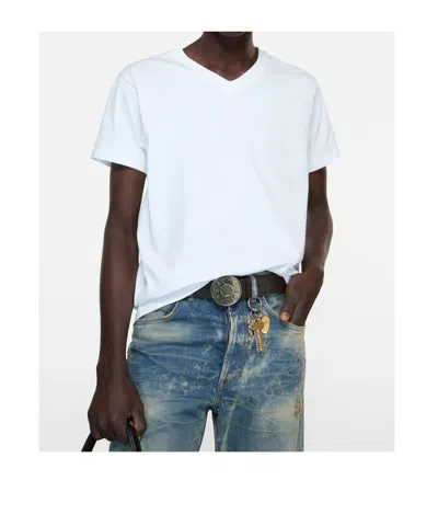 Acne Studios Brass Key Ring Case Multiple Keys In Gold