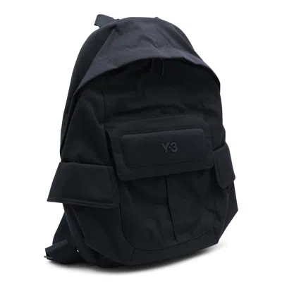 Y-3 Backpack With Flap Pocket In White