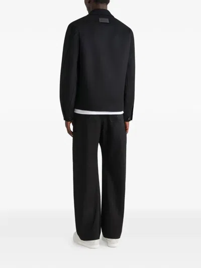 Givenchy Classic-collar Shirt Jacket In Black