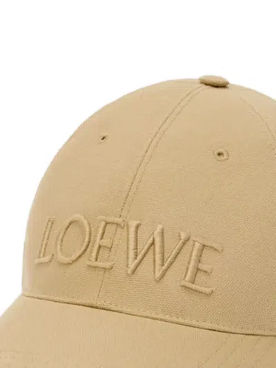 Loewe Logo-embroidered Baseball Cap In Brown