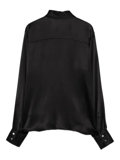 Antonelli Camilla Cuff Shirt In Black