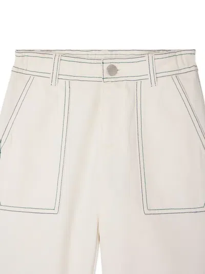 Bonpoint Eldor Topstitch Trousers In Neutral