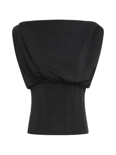 垂坠细节紧身胸衣