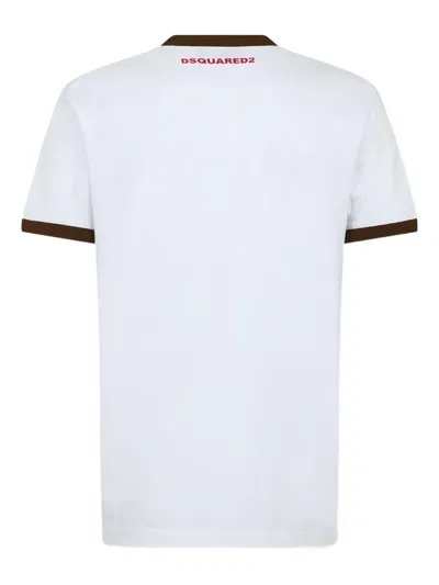 Dsquared2 Pathological Lover Ringer T-shirt In White