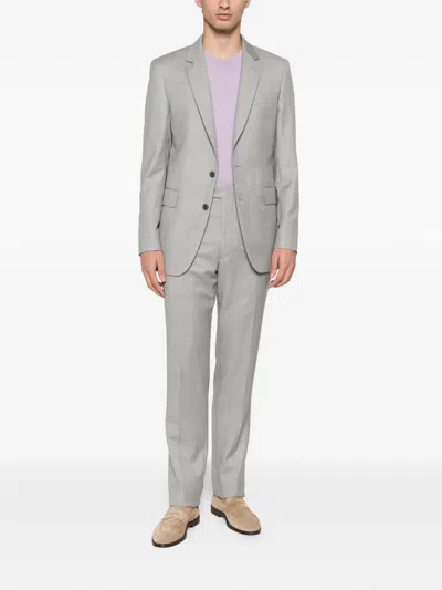 Fursac Two-piece Wool Suit In Gray