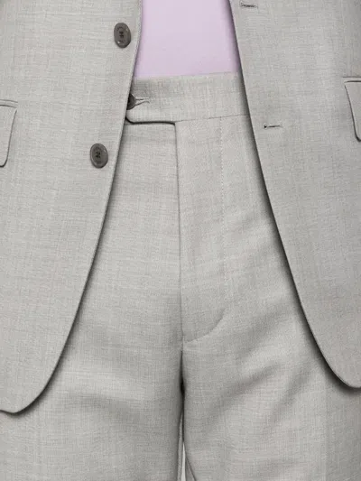 Fursac Two-piece Wool Suit In Gray