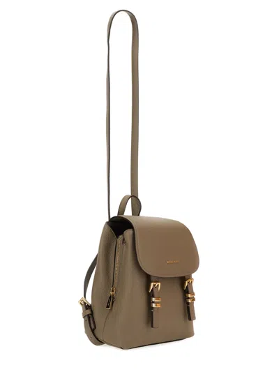 Michael Michael Kors Leather Backpack In Brown