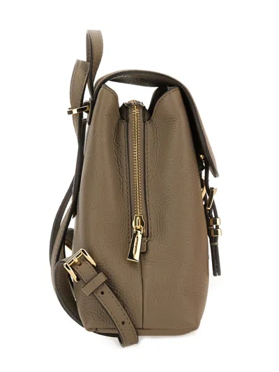 Michael Michael Kors Leather Backpack In Brown