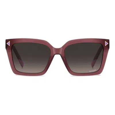 Missoni Full Frame Sunglasses In Burgundy
