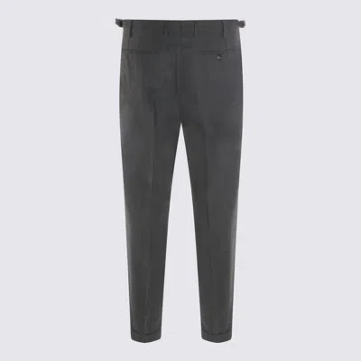 Berwich Dark Grey Pants In Multi