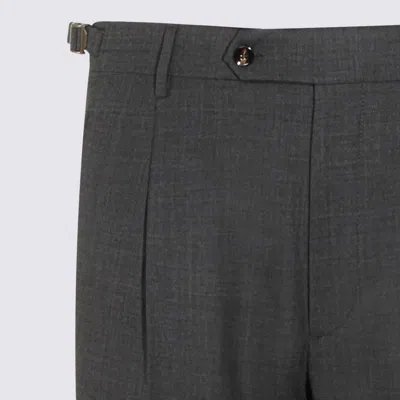 Berwich Dark Grey Pants In Multi