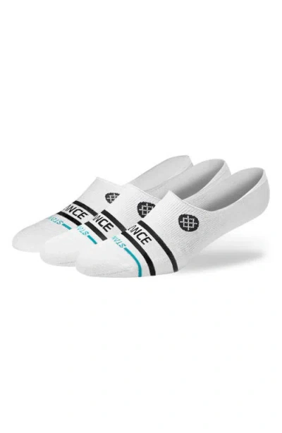 Stance 3-pack Core No Show Socks In White