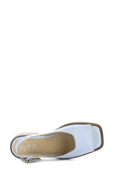 Bos. & Co. Elena Slingback Flat In White