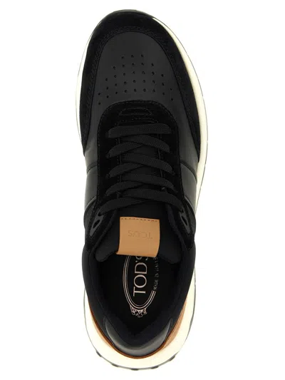 Tod's Reversed Sneaker In Black