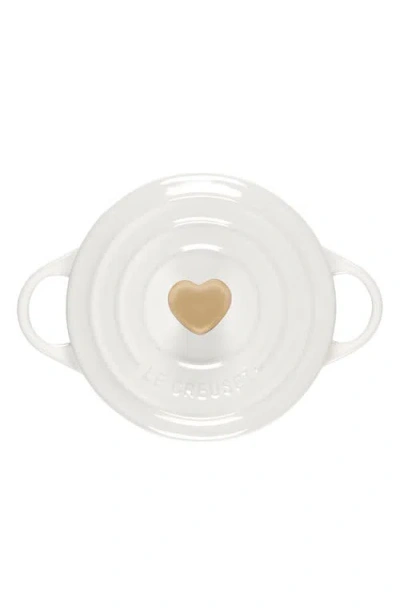 Le Creuset Mini Round Stoneware Baking Dish In White