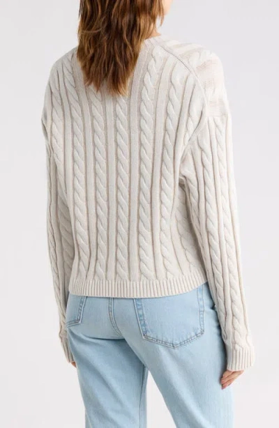 Abound Cable Crew Sweater In Multi