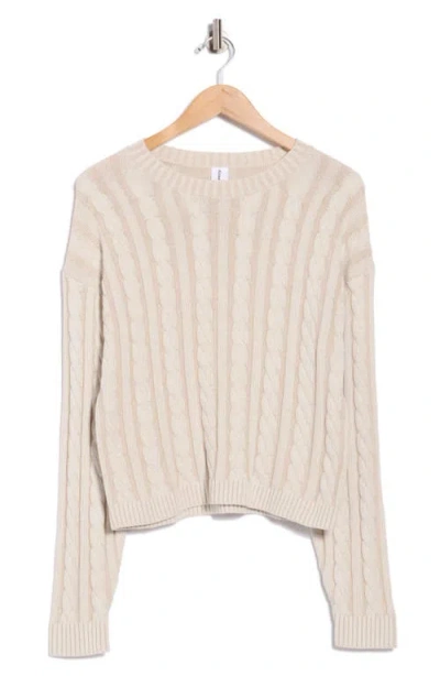 Abound Cable Crew Sweater In Multi