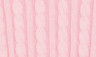 Abound Cable Crew Sweater In Pink