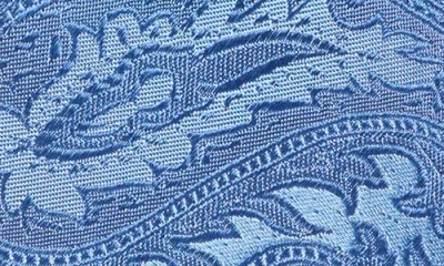 Duchamp Paisley Jacquard Silk Tie In Blue