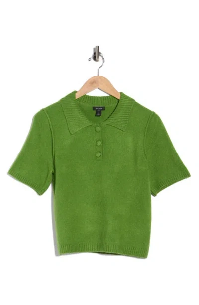 Halogen ® Short Sleeve Polo In Green