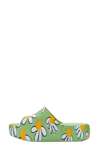 Melissa Platform Sandal In Green