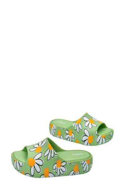 Melissa Platform Sandal In Green