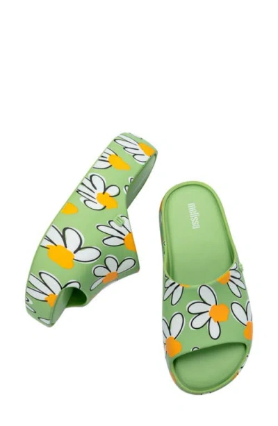 Melissa Platform Sandal In Green
