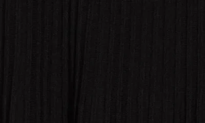 Max Studio Pleated Sweater Midi Skirt In Black